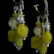 Earrings in Green