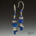 Lapis Lazuli and Sterling Earrings