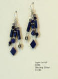 Lapis and Sterling Earrings