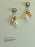 Freshwater Pearls and Sterling Earrings