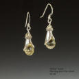 Topaz and Fine Silver Lilygirl Earrings