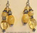 Citrine and Sterling Earrings