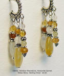 Citrine and Sterling Earrings