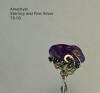 Amethyst and Sterling Ring