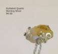 Rutilated Quartz and Sterling Ring