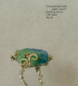 Chrysoprase with Lapis and Sterling Ring