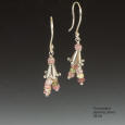 Tourmaline and Sterling Earrings